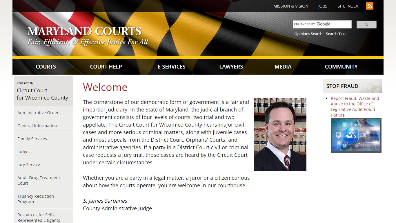 Welcome | Maryland Courts
